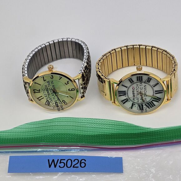 2X Isaac Mizrahi Live Women's Watch 36MM 5.75" Expandable Bands New Batteries - Picture 9 of 9